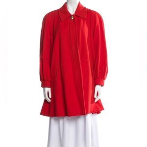 Escada Margaretha‎ Ley Red Jacket Coat  Cotton  Women's Size 38